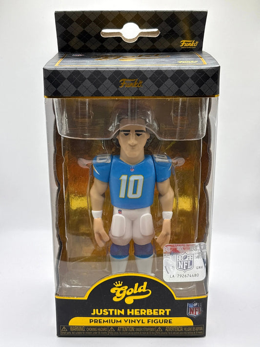 Funko POP! Gold NFL Justin Herbert Premium Vinyl Figure Series 4 FRENLY BRICKS - Open 7 Days