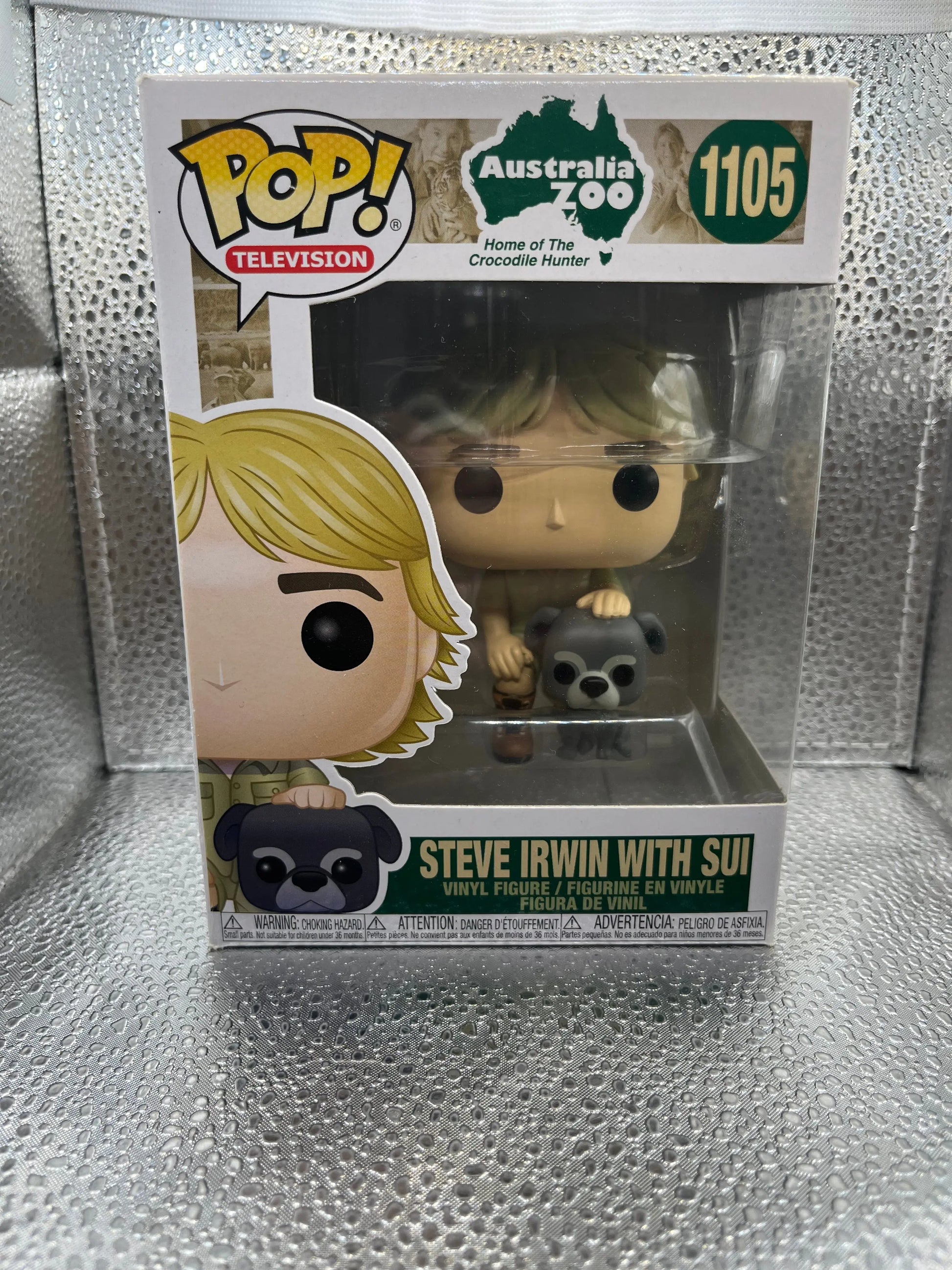 Funko POP - Television - Australia Zoo Steve Irwin with Sui #1105 FRENLY BRICKS - Open 7 Days