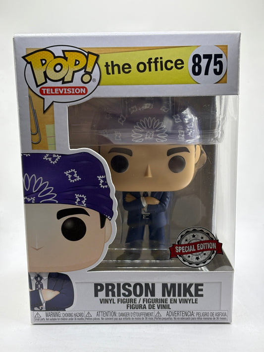 Funko POP! Television The Office #875 Prison Mike Special Edition FRENLY BRICKS - Open 7 Days