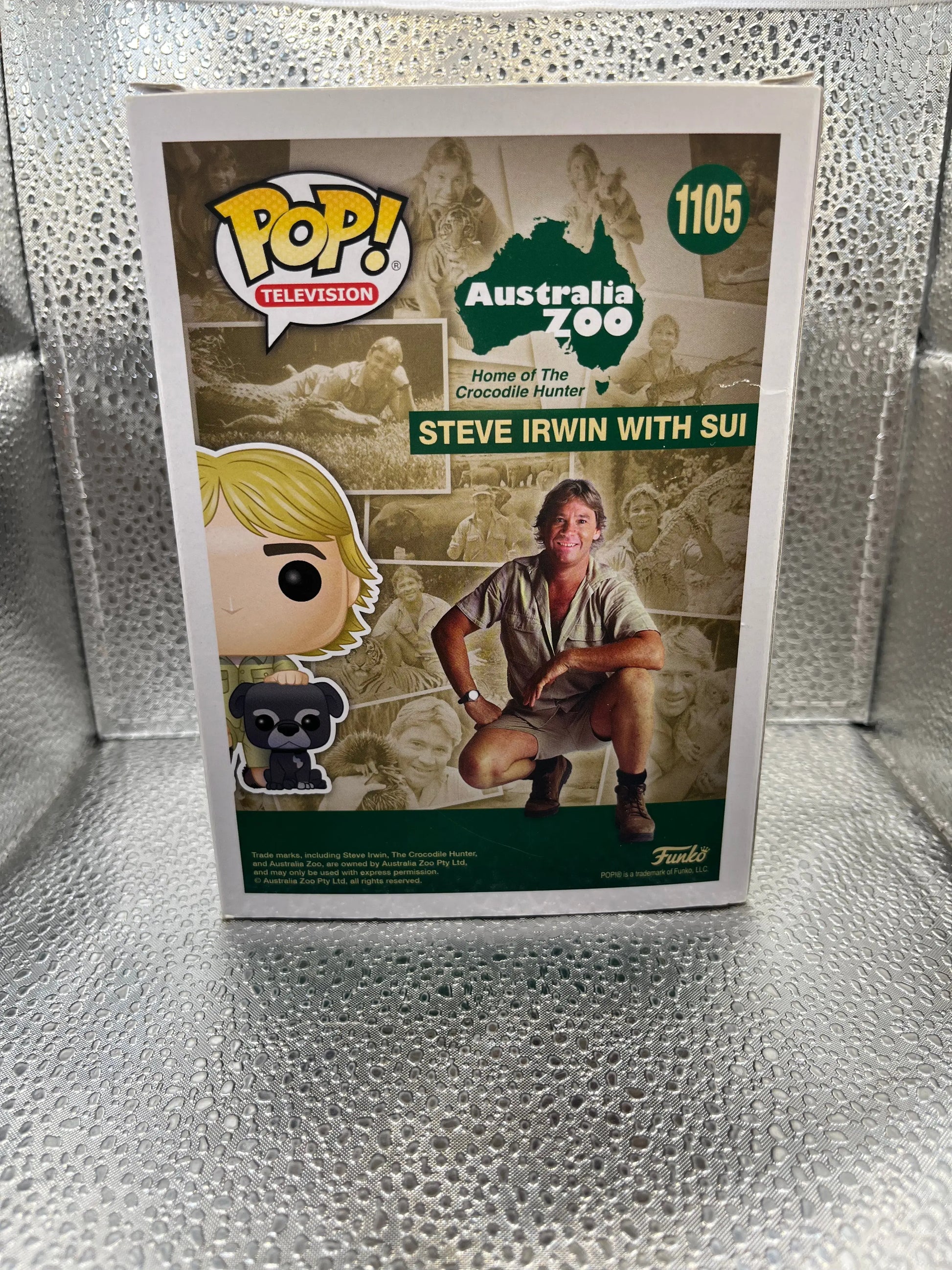 Funko POP - Television - Australia Zoo Steve Irwin with Sui #1105 FRENLY BRICKS - Open 7 Days