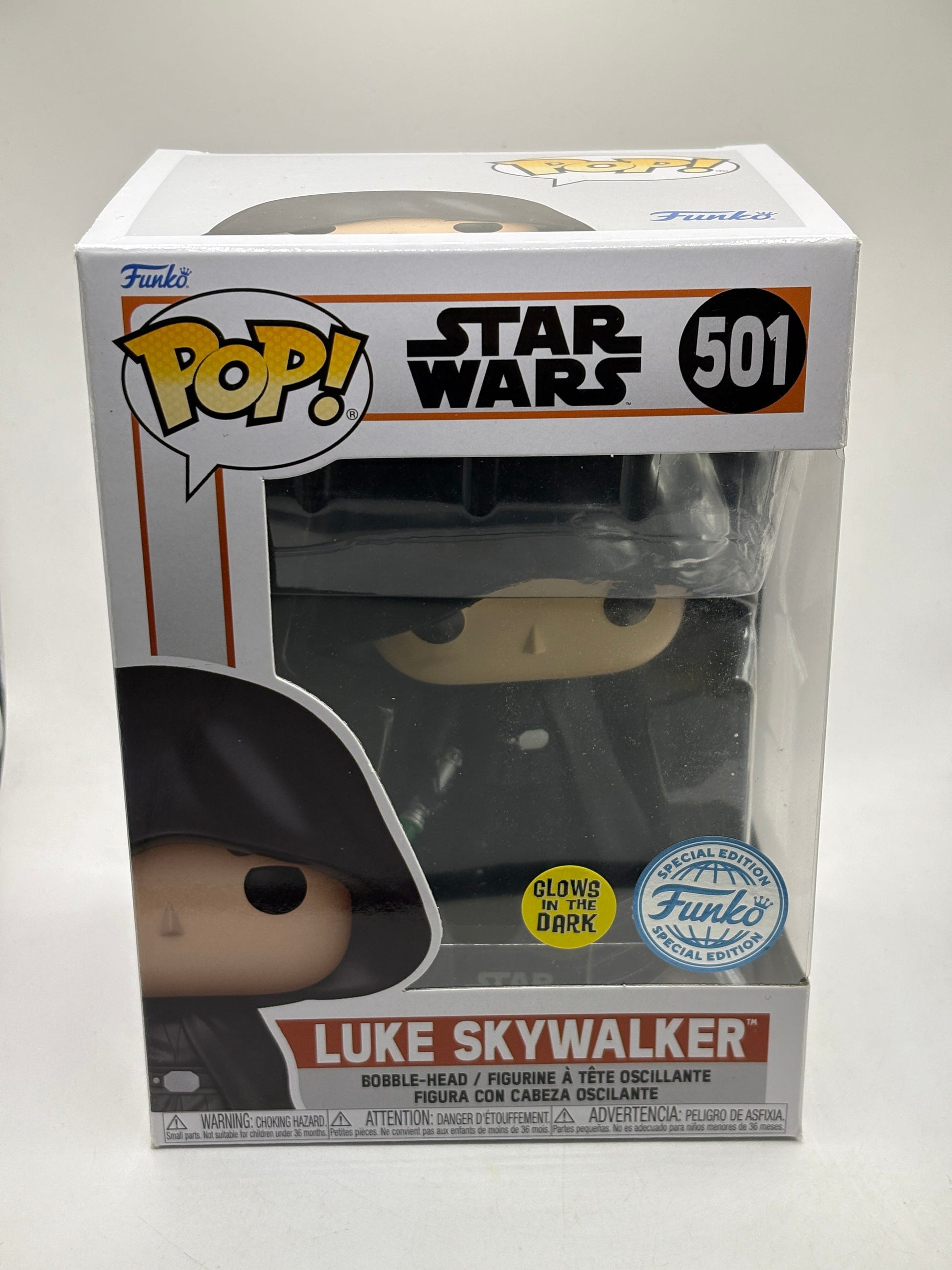 Funko POP! Star Wars #501 Luke Skywalker Glow Special Edition FRENLY BRICKS - Open 7 Days image 1