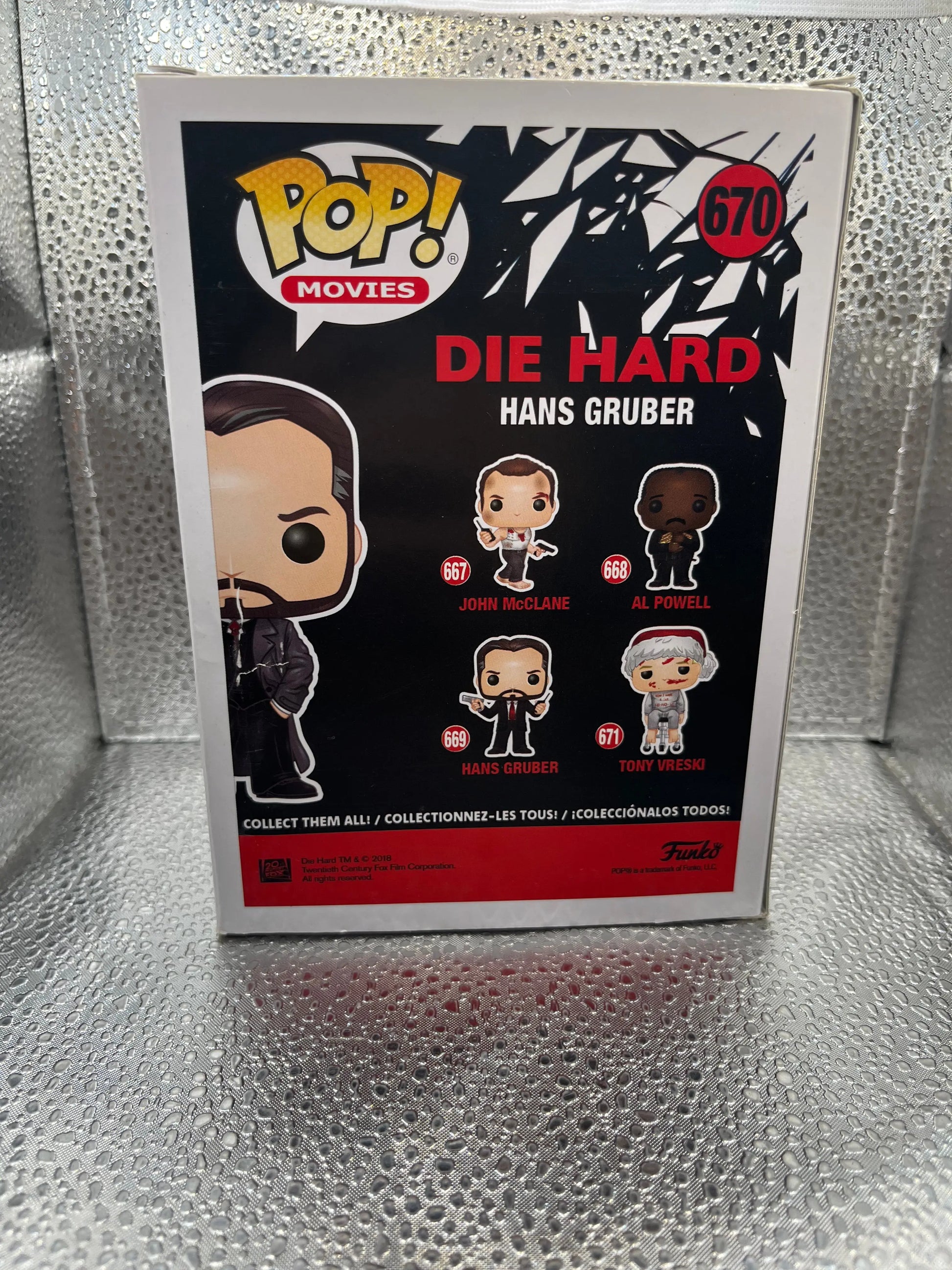 Funko POP - Movies - Die Hard Hans Gruber #670 FRENLY BRICKS - Open 7 Days