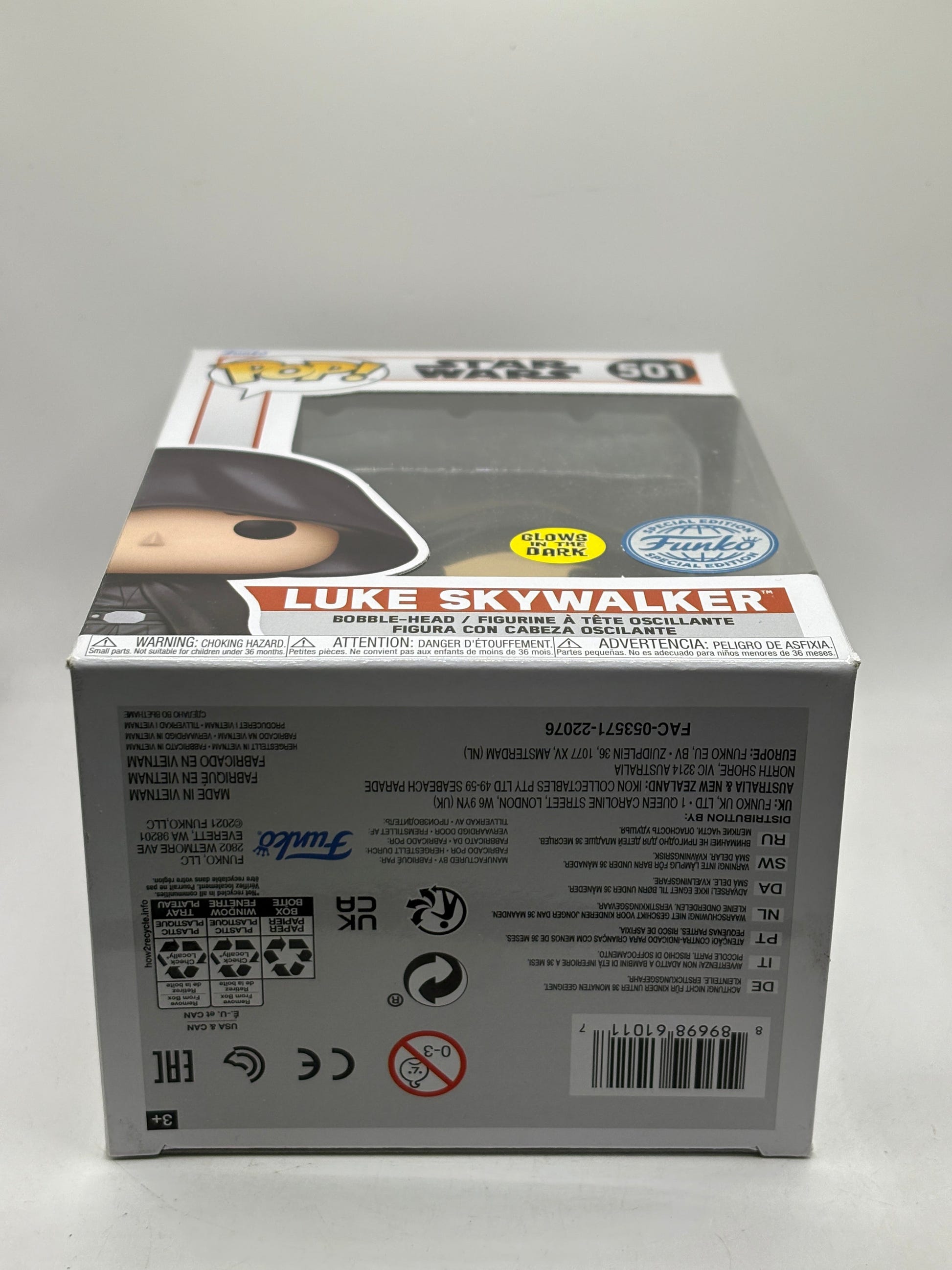 Funko POP! Star Wars #501 Luke Skywalker Glow Special Edition FRENLY BRICKS - Open 7 Days image 6
