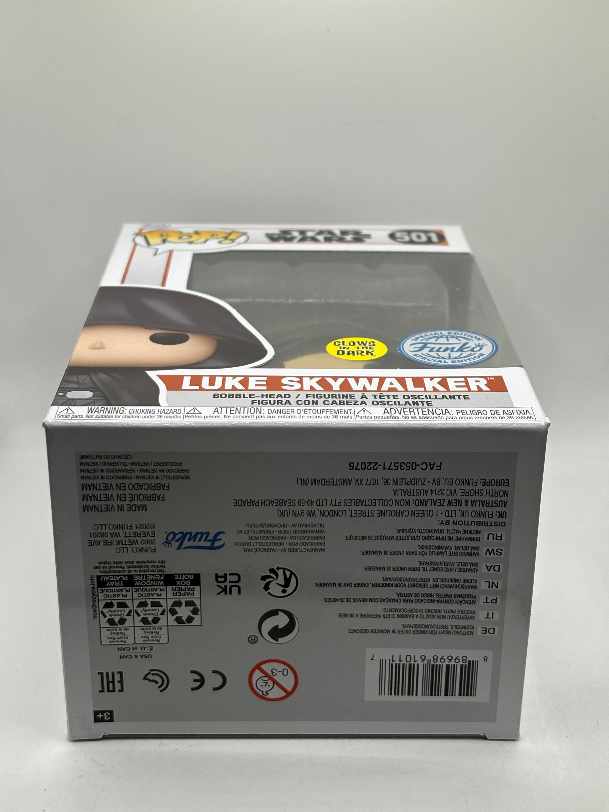 Funko POP! Star Wars #501 Luke Skywalker Glow Special Edition FRENLY BRICKS - Open 7 Days