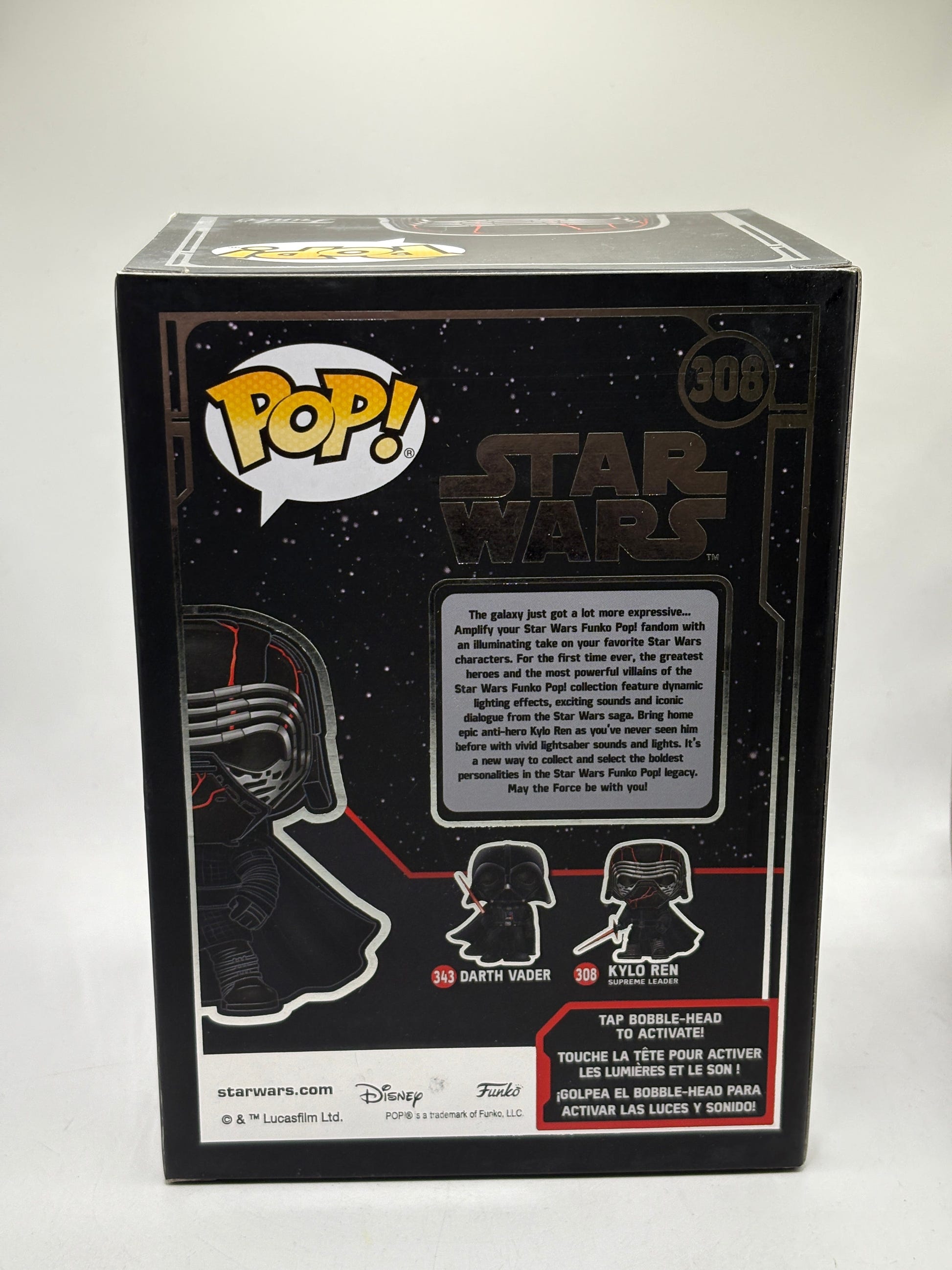 Funko POP! Star Wars #308 Kylo Ren Supreme Leader Lights & Sound, photo 3 image 3