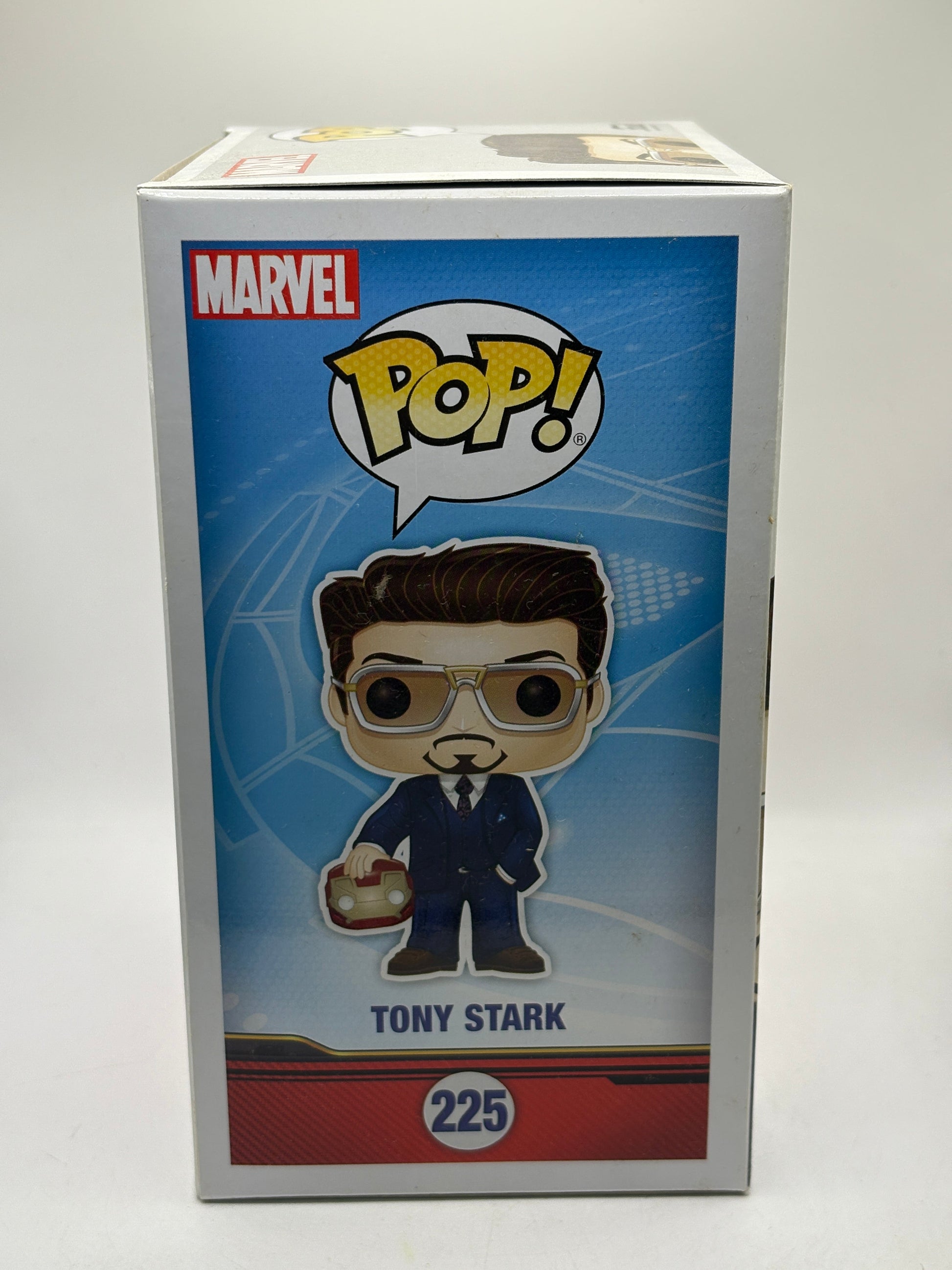 Funko POP! Marvel Spiderman #225 Tony Stark 2017 Summer Convention FRENLY BRICKS - Open 7 Days
