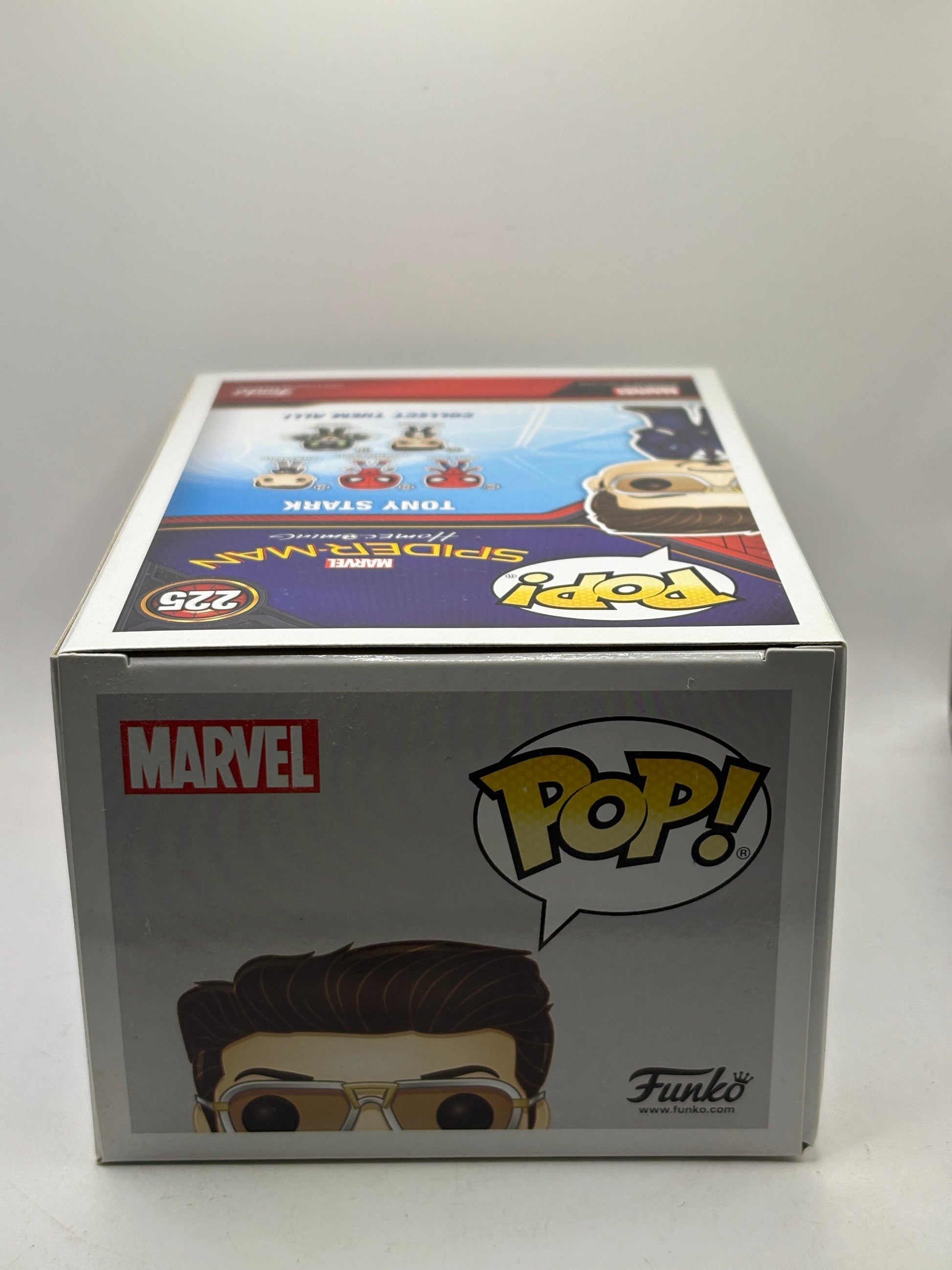 Funko POP! Marvel Spiderman #225 Tony Stark 2017 Summer Convention FRENLY BRICKS - Open 7 Days