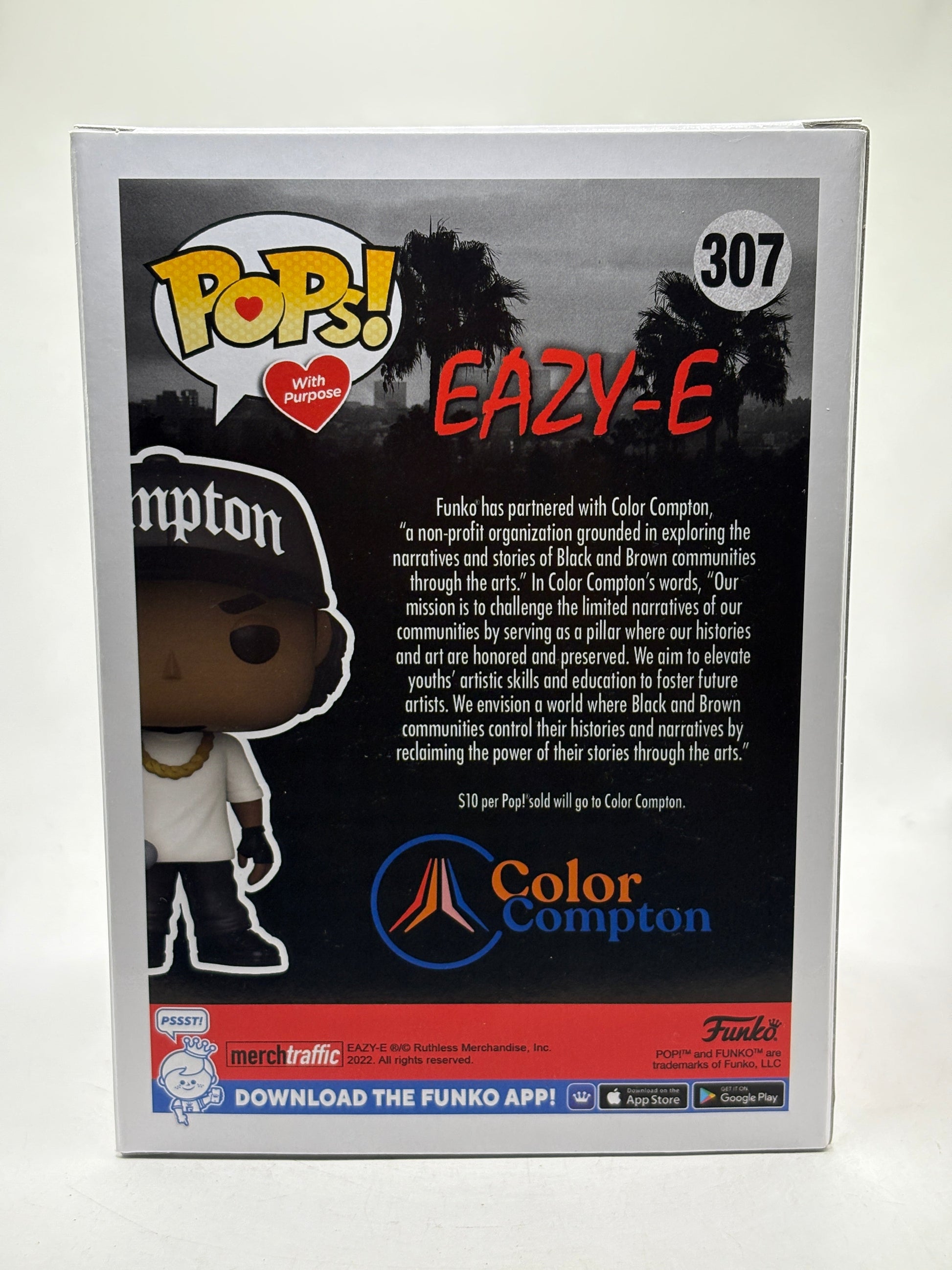 Funko POP! With Purpose Eazy-E #307 Eric Eazy-E Wright Funko shop Exclusive FRENLY BRICKS - Open 7 Days