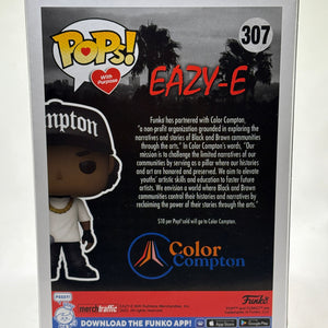 Funko POP! With Purpose Eazy-E #307 Eric Eazy-E Wright Funko shop Exclusive FRENLY BRICKS - Open 7 Days