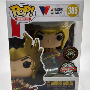 Funko POP! Heroes Wonder Woman 80 Years #385 Death Metal Wonder Woman Chase FRENLY BRICKS - Open 7 Days