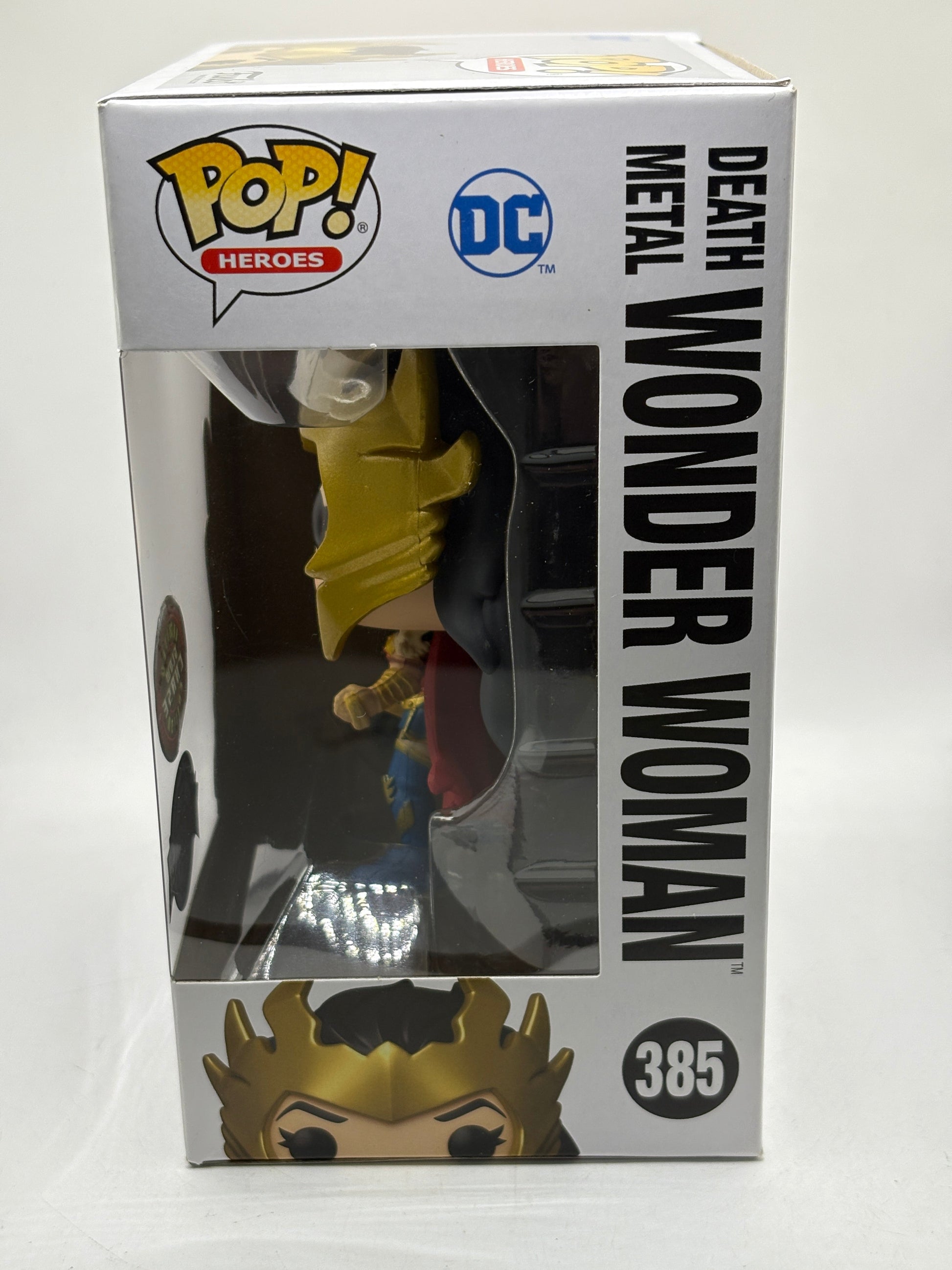 Funko POP! Heroes Wonder Woman 80 Years #385 Death Metal Wonder Woman Chase FRENLY BRICKS - Open 7 Days