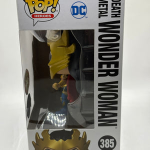 Funko POP! Heroes Wonder Woman 80 Years #385 Death Metal Wonder Woman Chase FRENLY BRICKS - Open 7 Days