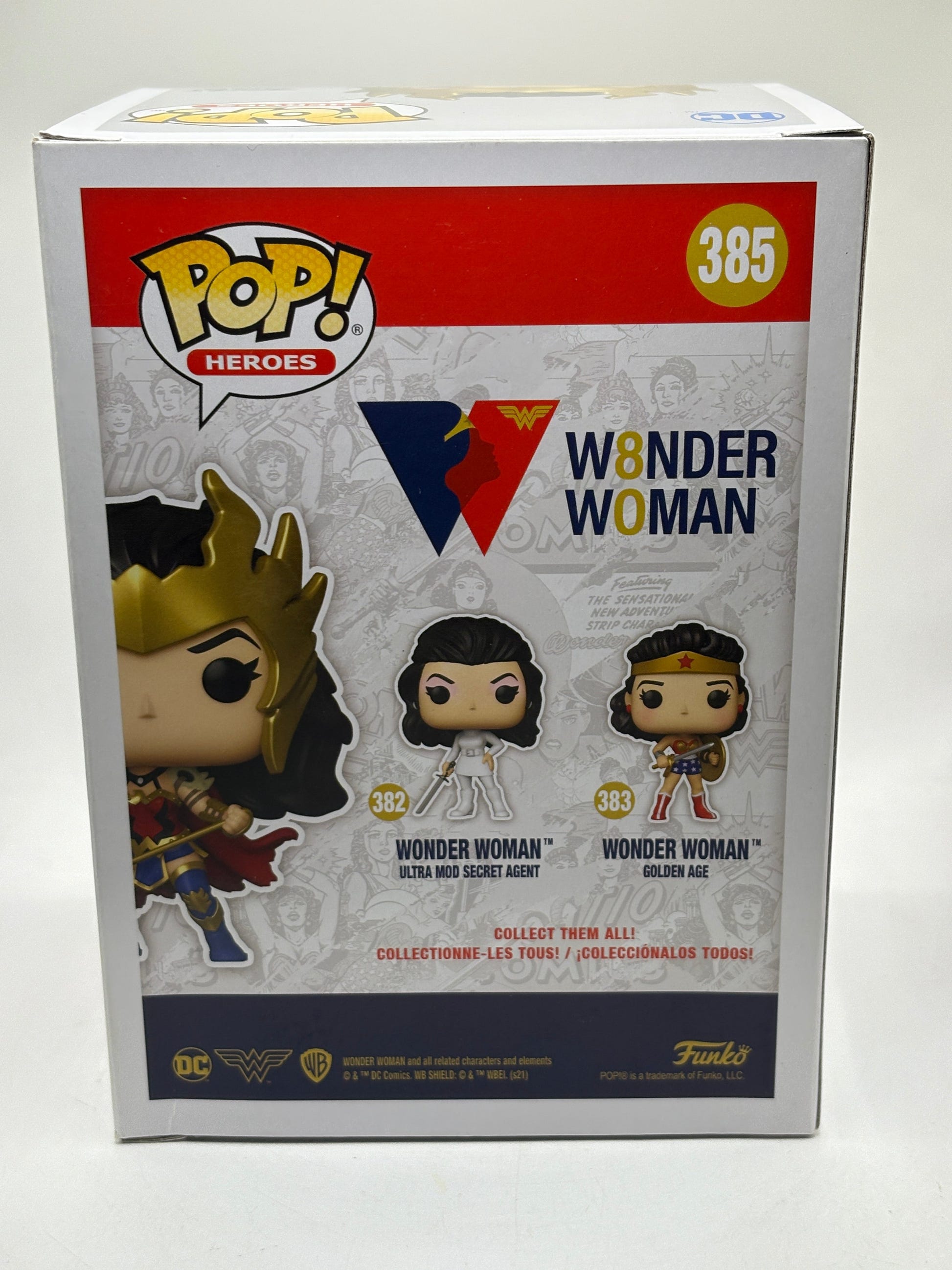 Funko POP! Heroes Wonder Woman 80 Years #385 Death Metal Wonder Woman Chase, photo 3 image 3