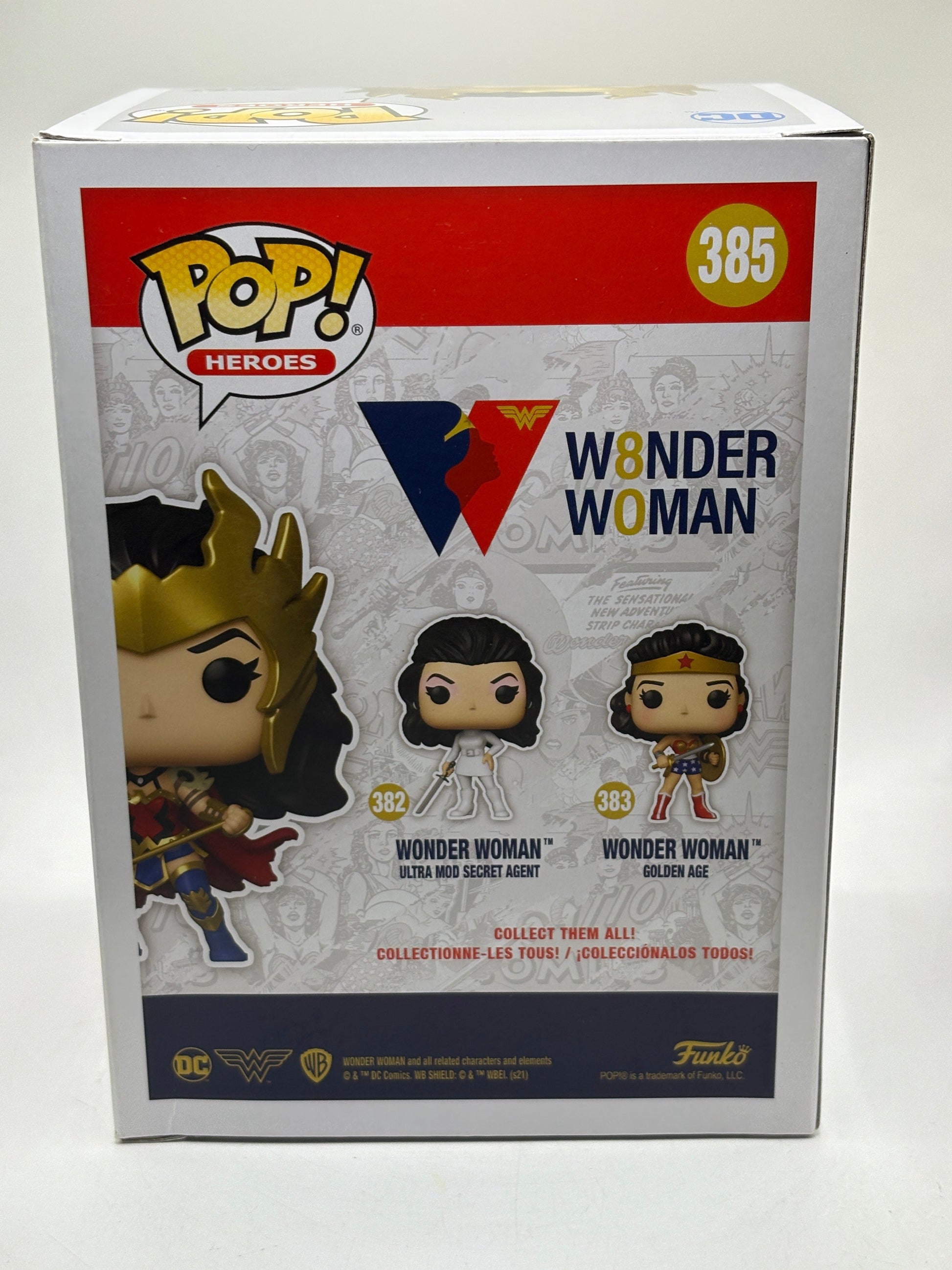 Funko POP! Heroes Wonder Woman 80 Years #385 Death Metal Wonder Woman Chase FRENLY BRICKS - Open 7 Days