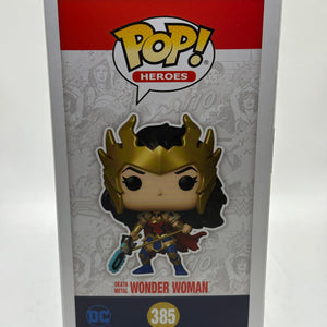 Funko POP! Heroes Wonder Woman 80 Years #385 Death Metal Wonder Woman Chase FRENLY BRICKS - Open 7 Days