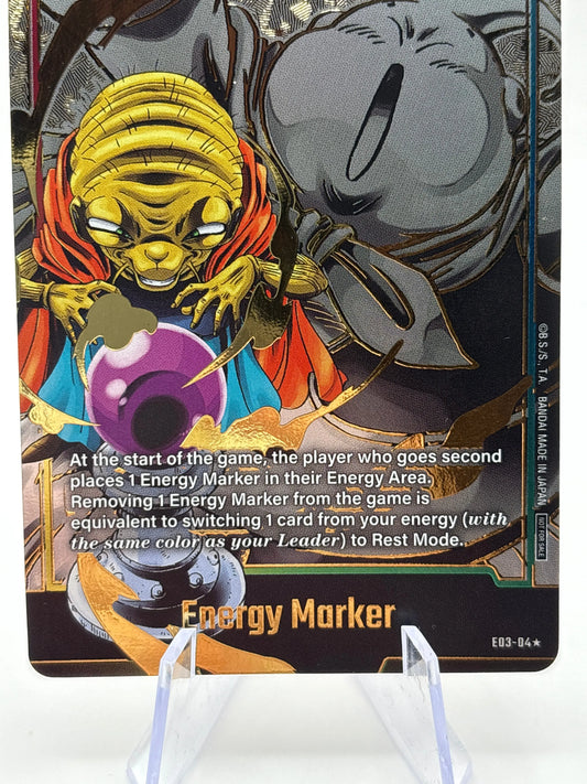 Dragon Ball Super Fusion World - Energy Marker Babidi / Majin Buu E03-04 Alt Art NM FRENLY BRICKS - Open 7 Days