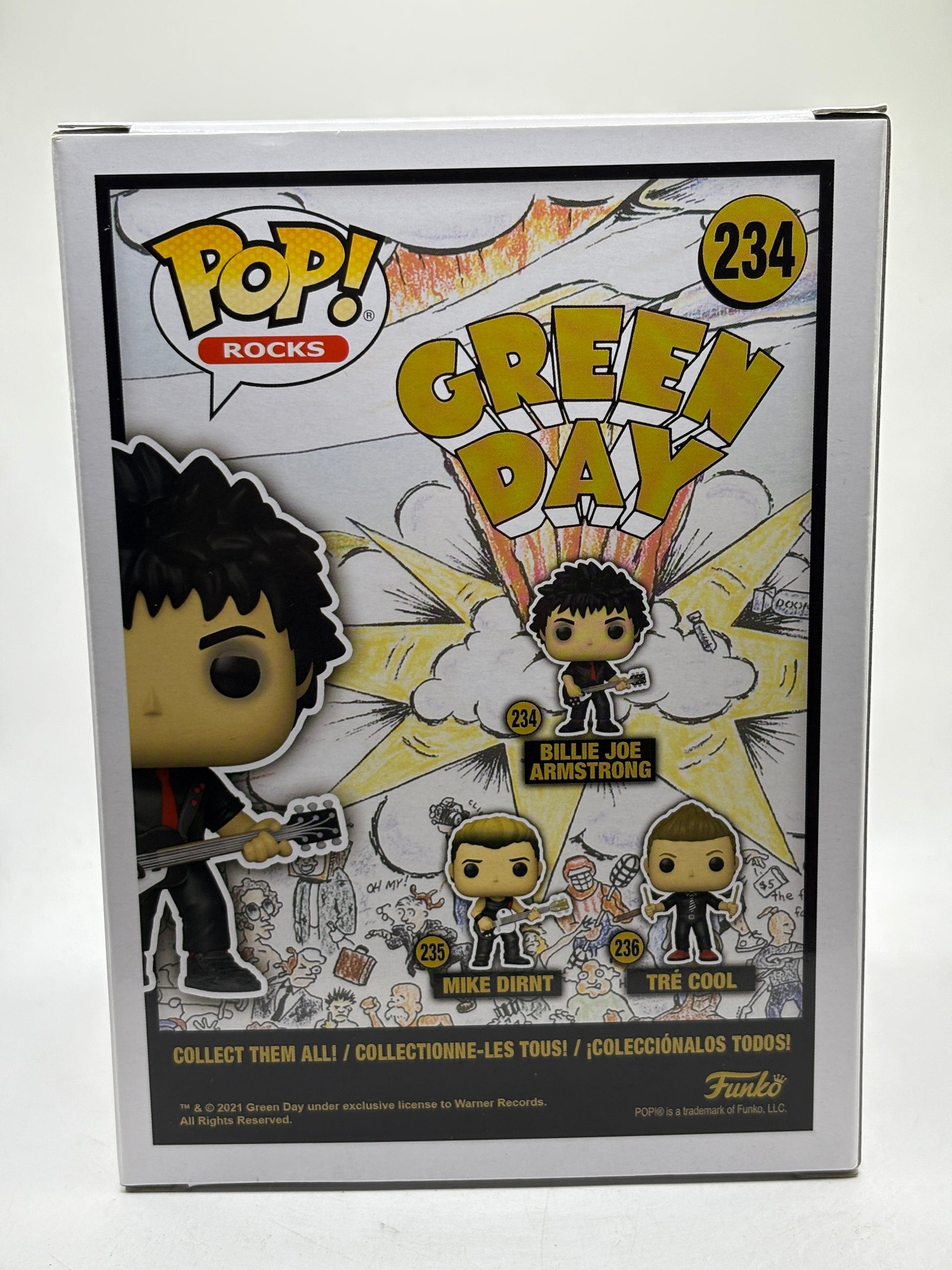 Funko POP! Rocks Green Day #234 Billie Joe Armstrong FRENLY BRICKS - Open 7 Days