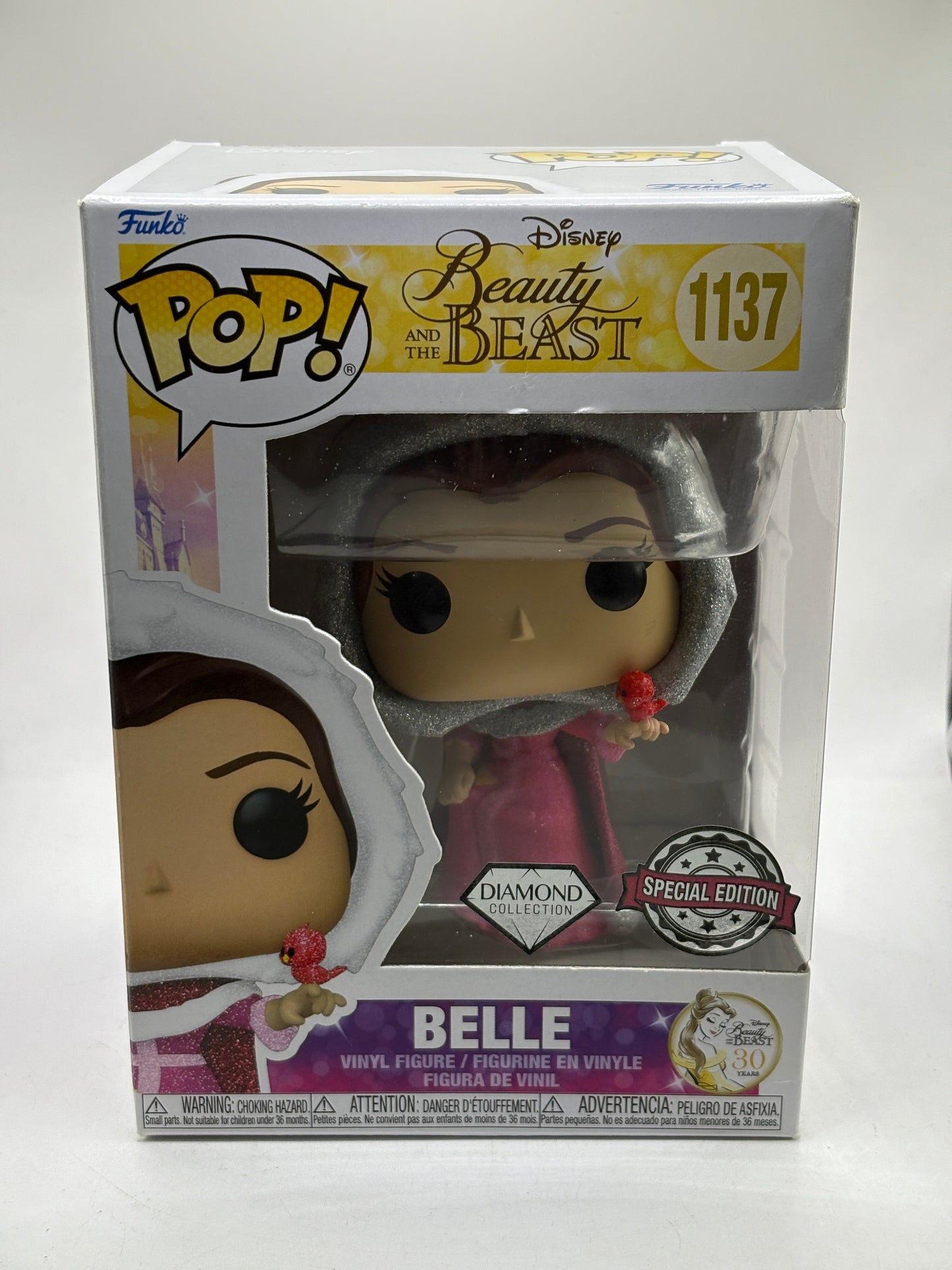Funko POP! Disney Beauty and the Beast #1137 Belle Diamond Special Edition FRENLY BRICKS - Open 7 Days