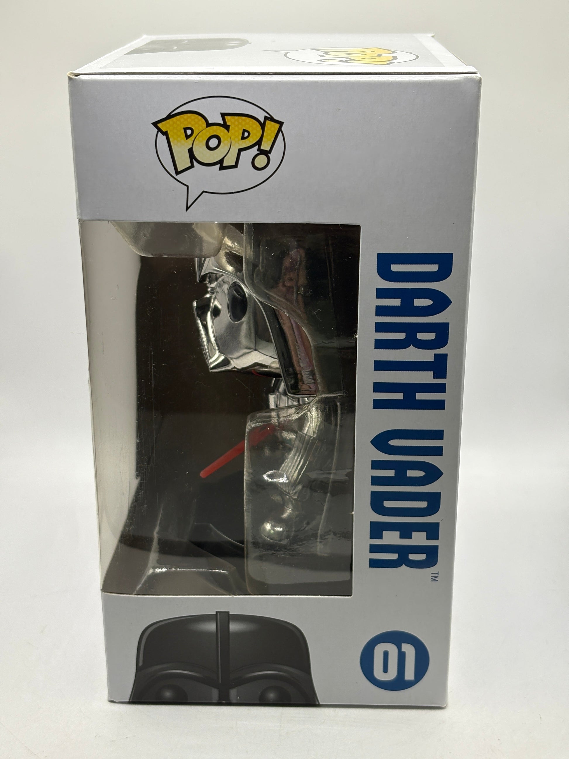 Funko POP! Star Wars #01 Darth Vader Chrome Vinyl Bobble Head 2016 FRENLY BRICKS - Open 7 Days