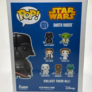 Funko POP! Star Wars #01 Darth Vader Chrome Vinyl Bobble Head 2016 FRENLY BRICKS - Open 7 Days