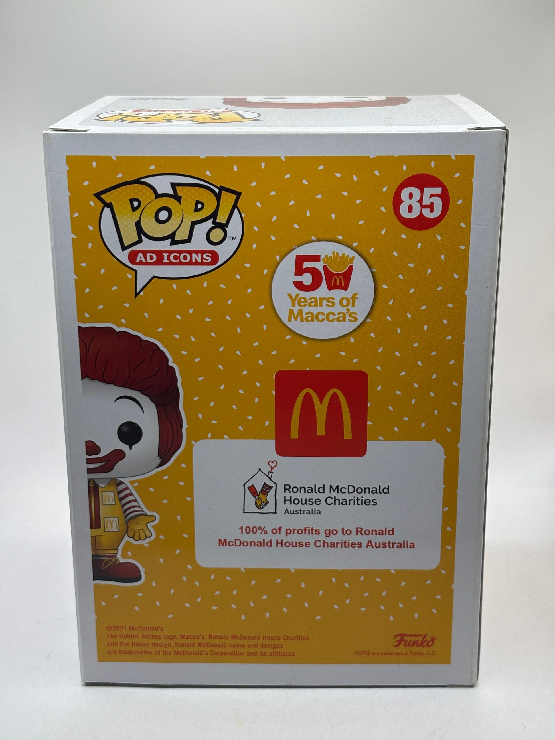 Funko POP! Ad Icons Mcdonalds #85 Ronald Mcdonald Diamond Australia, photo 3 image 3