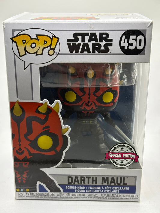 Funko POP! Star Wars #450 Darth Maul Special Edition Bobble Head FRENLY BRICKS - Open 7 Days