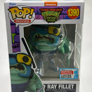 Funko POP! Movies TMNT Mutant Mayhem #1390 Ray Fillet 2023 Fall Con Limited FRENLY BRICKS - Open 7 Days