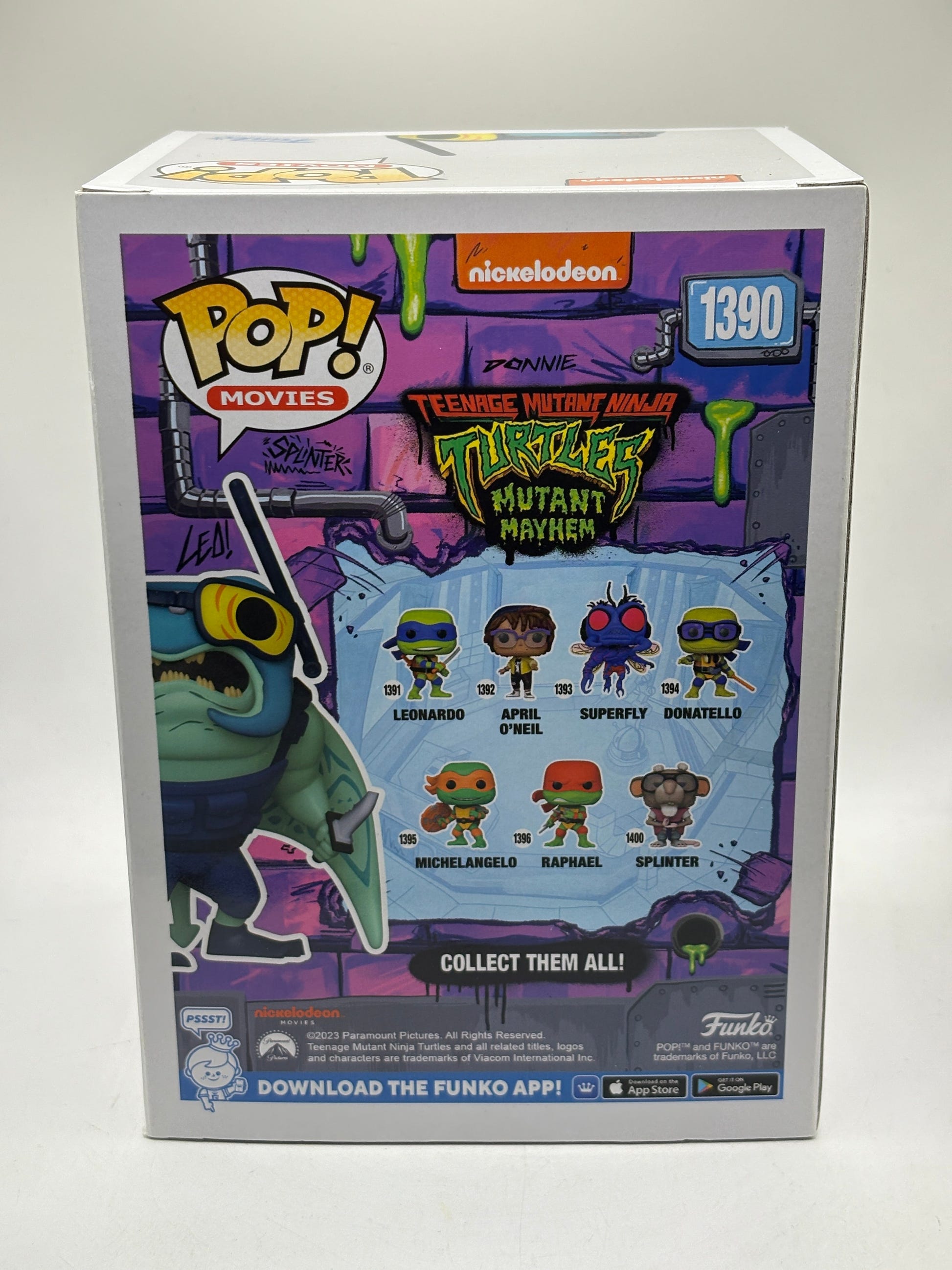 Funko POP! Movies TMNT Mutant Mayhem #1390 Ray Fillet 2023 Fall Con Limited FRENLY BRICKS - Open 7 Days image 3