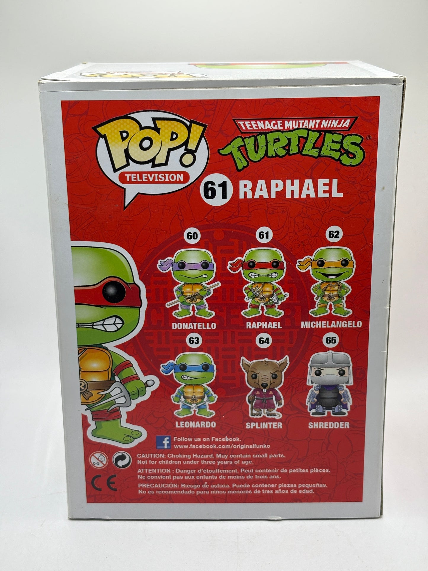 Funko POP! Television TMNT #61 Raphael Vinyl Figure FRENLY BRICKS - Open 7 Days