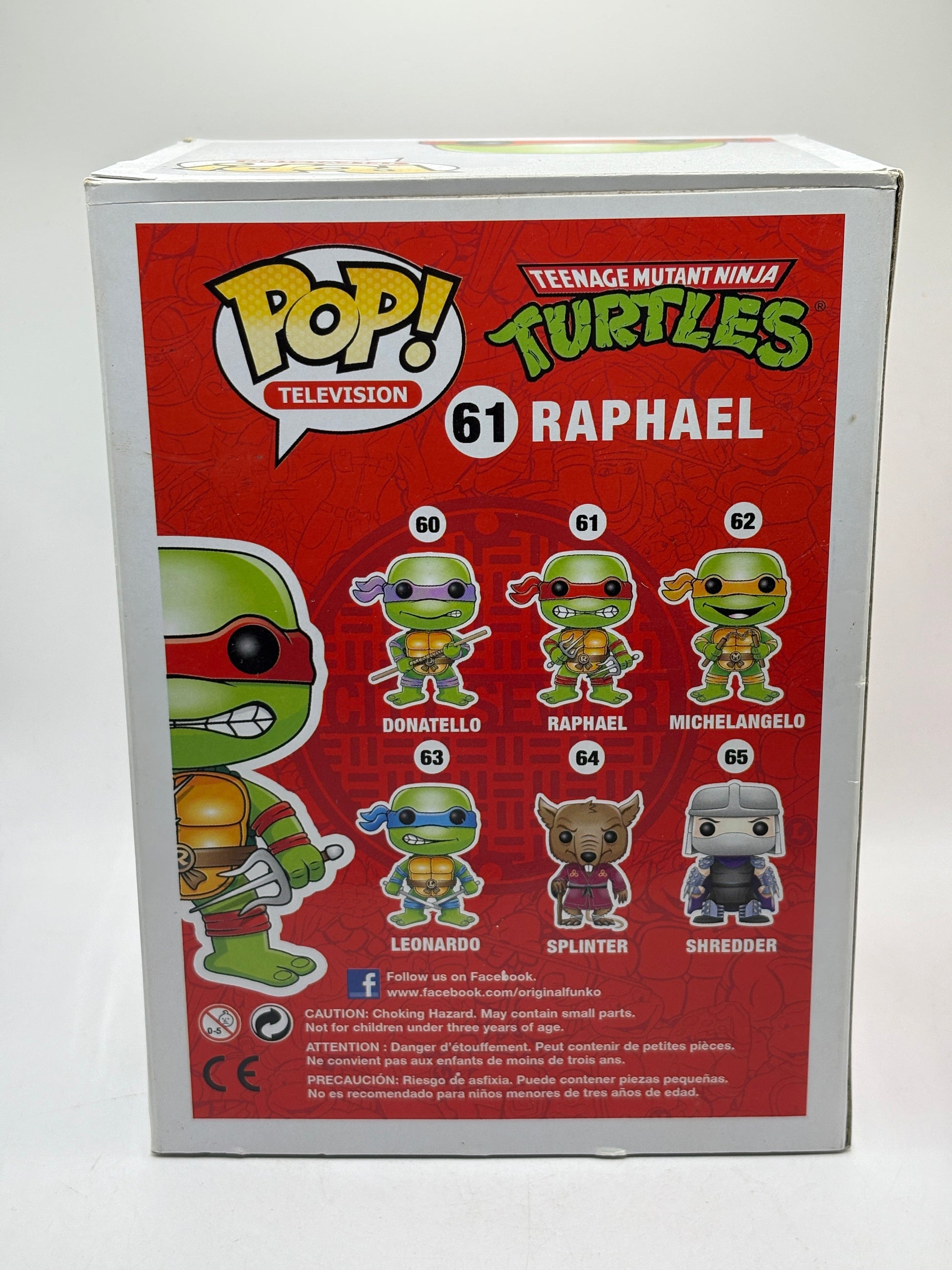 Funko POP! Television TMNT #61 Raphael Vinyl Figure FRENLY BRICKS - Open 7 Days