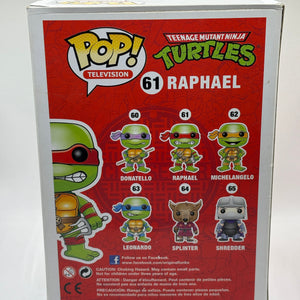 Funko POP! Television TMNT #61 Raphael Vinyl Figure FRENLY BRICKS - Open 7 Days