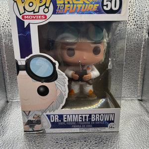 Funko POP - Movies - Back to the Future - Dr. Emmett Brown #50 FRENLY BRICKS - Open 7 Days