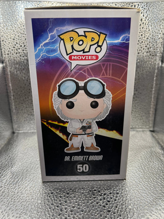 Funko POP - Movies - Back to the Future - Dr. Emmett Brown #50 FRENLY BRICKS - Open 7 Days