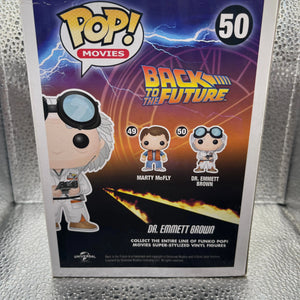 Funko POP - Movies - Back to the Future - Dr. Emmett Brown #50 FRENLY BRICKS - Open 7 Days