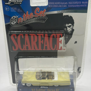Scar Face '63 Cadillac Series 62 Jada Diecast Toys 1/64 scale (Brand New Sealed) FRENLY BRICKS - Open 7 Days