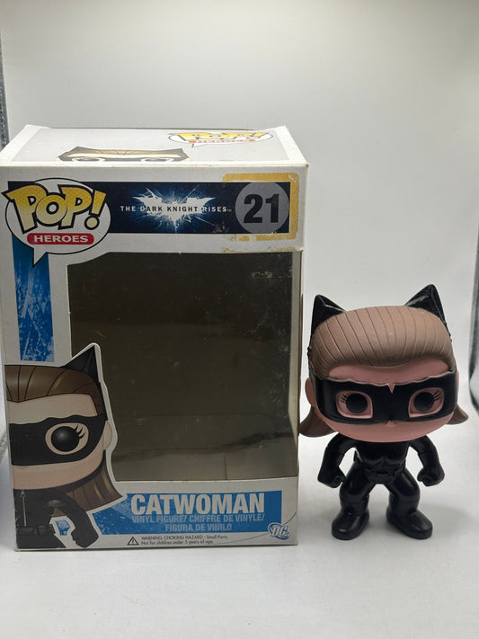 Funko POP! Heroes The Dark Knight Rises #21 Cat Woman *NO MOULD* FRENLY BRICKS - Open 7 Days