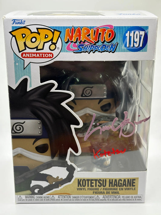 Funko POP! Naruto Shippuden #1197 Kotetsu Hagane Signed JSA Certification FRENLY BRICKS - Open 7 Days
