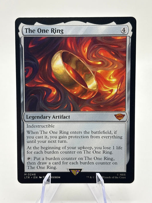 Magic The Gathering Lord of the Rings - The One Ring M #0246 LTR NM FRENLY BRICKS - Open 7 Days