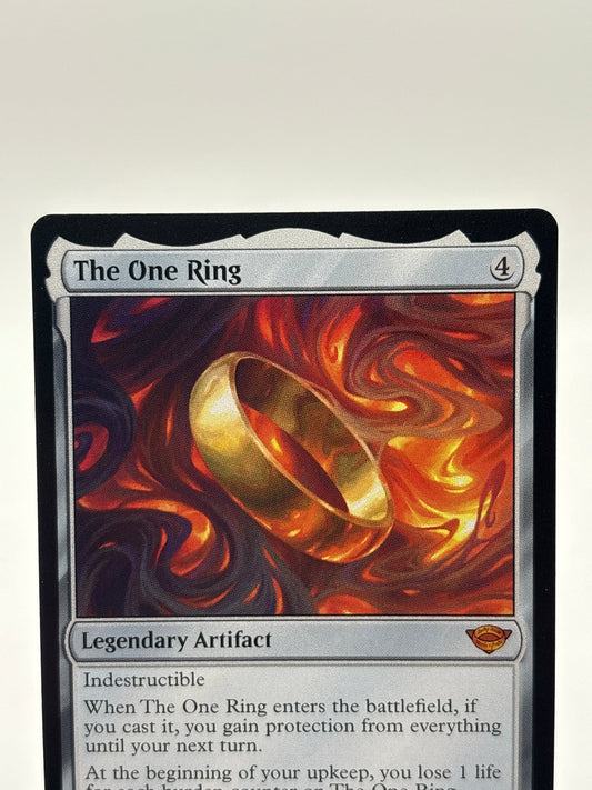 Magic The Gathering Lord of the Rings - The One Ring M #0246 LTR NM FRENLY BRICKS - Open 7 Days