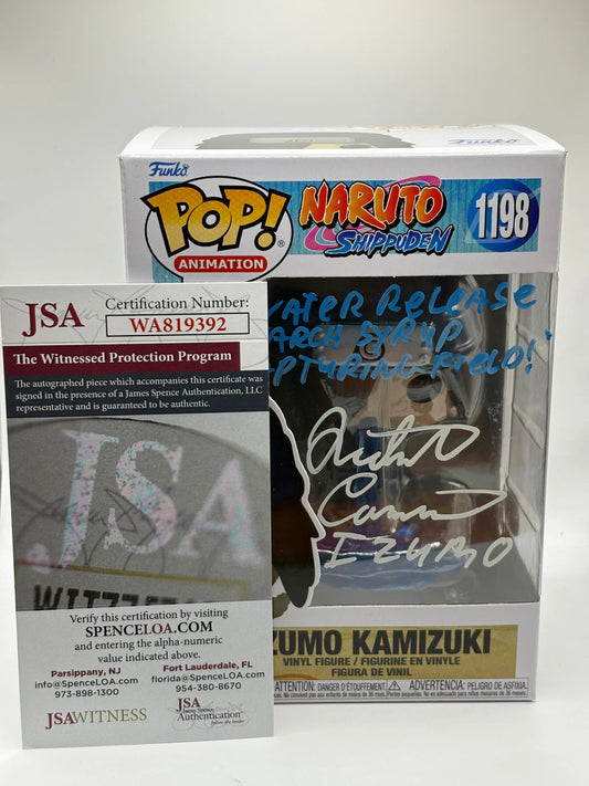 Funko POP! Naruto Shippuden #1198 Izumo Kamizuki Signed JSA Certification FRENLY BRICKS - Open 7 Days