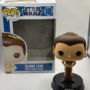 Funko POP! Star Wars #18 Slave Leia 2012 Vinyl Bobble Head * NO MOULD* FRENLY BRICKS - Open 7 Days