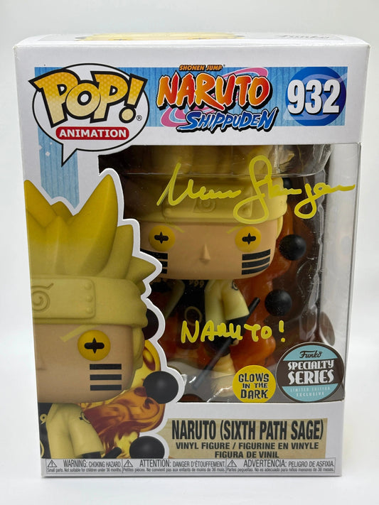 Funko POP! Naruto Shippuden #932 Naruto Sixth Path Signed JSA Certified FRENLY BRICKS - Open 7 Days