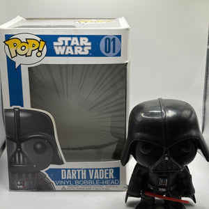 Funko POP! Star Wars #01 Darth Vader Vinyl Bobble Head 2012 *NO MOULD* FRENLY BRICKS - Open 7 Days