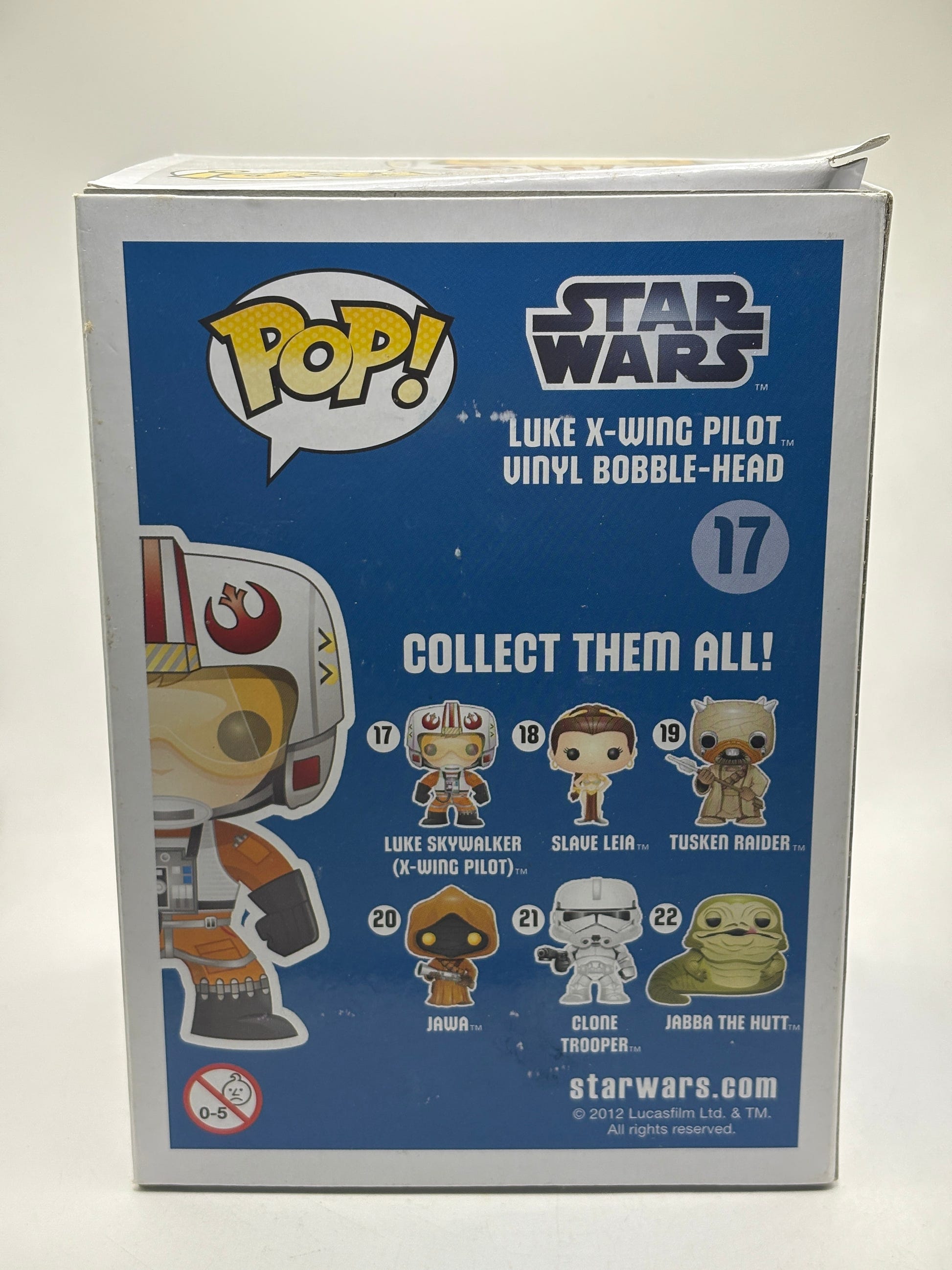 Funko POP! Star Wars #17 Luke Skywalker (X-Wing Pilot) 2012 OG BIG TEXT *NO MOULD* FRENLY BRICKS - Open 7 Days image 3