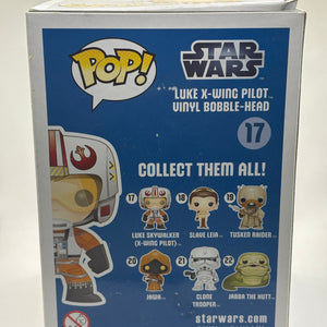 Funko POP! Star Wars #17 Luke Skywalker (X-Wing Pilot) 2012 OG BIG TEXT *NO MOULD* FRENLY BRICKS - Open 7 Days