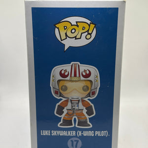 Funko POP! Star Wars #17 Luke Skywalker (X-Wing Pilot) 2012 OG BIG TEXT *NO MOULD* FRENLY BRICKS - Open 7 Days