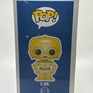 Funko POP! Star Wars #13 C-3PO Vinyl Bobble Head 2012 BIG TEXT *NO MOULD* FRENLY BRICKS - Open 7 Days