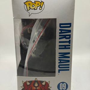 Funko POP! Star Wars #09 Darth Maul 2012 BIG TEXT *NO MOULD* FRENLY BRICKS - Open 7 Days