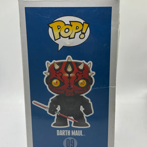 Funko POP! Star Wars #09 Darth Maul 2012 BIG TEXT *NO MOULD* FRENLY BRICKS - Open 7 Days