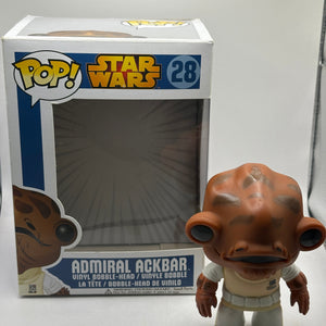 Funko POP! Star Wars #28 Admiral Ackbar 2013 *NO MOULD* FRENLY BRICKS - Open 7 Days